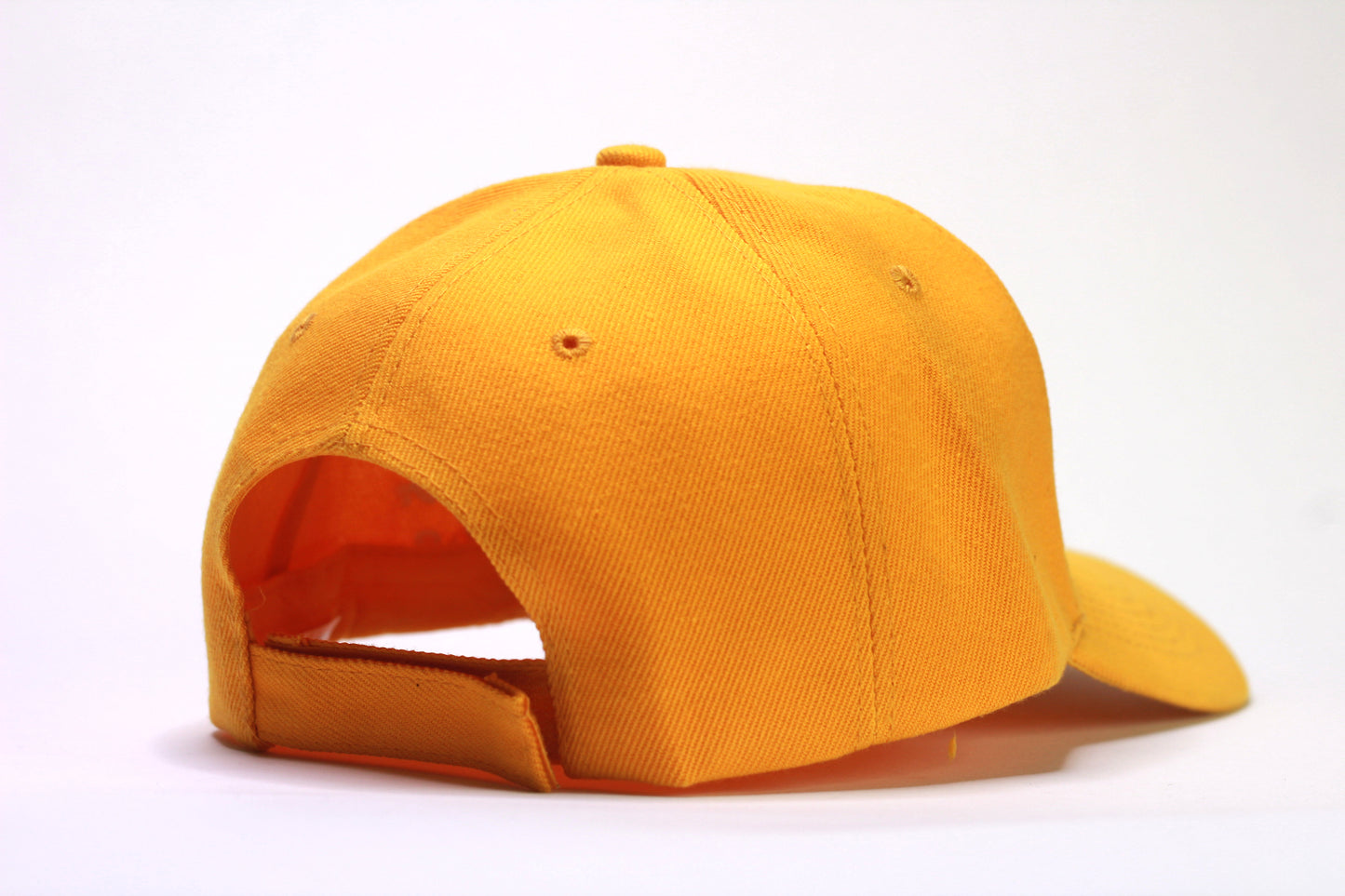 Yellow "POWERED BY GOD" Classic Cap with White Embroidery